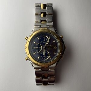 Not Working Seiko 7T32 6m79 Chronograph Alarm wristwatch